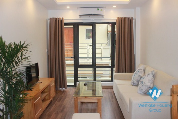 Small and cozy apartment  with outdoor balcony for rent in Cau Giay, Hanoi